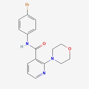 N-(4-bromophenyl)-2-(4-morpholinyl)nicotinamide