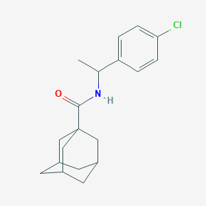 N-[1-(4-chlorophenyl)ethyl]adamantane-1-carboxamide