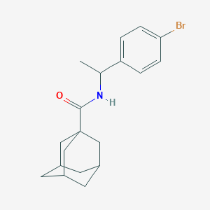 N-[1-(4-bromophenyl)ethyl]adamantane-1-carboxamide