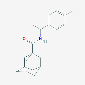 N-[1-(4-iodophenyl)ethyl]adamantane-1-carboxamide