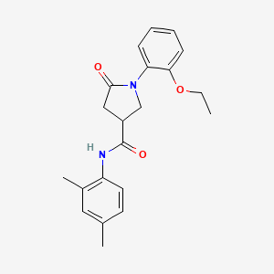 N-(2,4-dimethylphenyl)-1-(2-ethoxyphenyl)-5-oxopyrrolidine-3-carboxamide