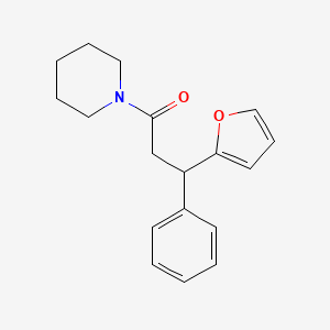 1-[3-(2-furyl)-3-phenylpropanoyl]piperidine