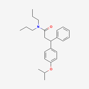 molecular formula C24H33NO2 B4156879 3-(4-isopropoxyphenyl)-3-phenyl-N,N-dipropylpropanamide 