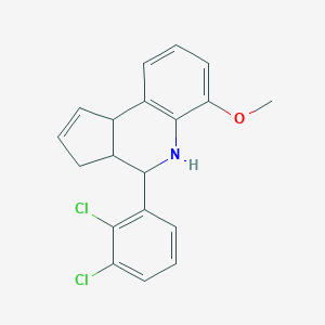 molecular formula C19H17Cl2NO B415692 4-(2,3-dichlorophenyl)-6-methoxy-3a,4,5,9b-tetrahydro-3H-cyclopenta[c]quinoline 