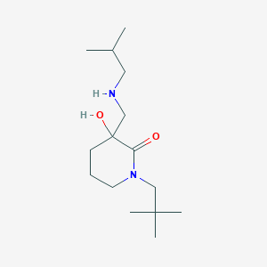 1-(2,2-dimethylpropyl)-3-hydroxy-3-[(isobutylamino)methyl]-2-piperidinone