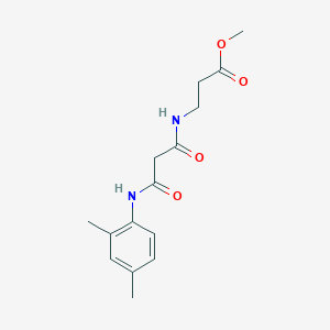 methyl 3-({3-[(2,4-dimethylphenyl)amino]-3-oxopropanoyl}amino)propanoate