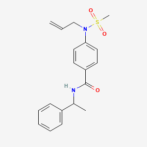 4-[allyl(methylsulfonyl)amino]-N-(1-phenylethyl)benzamide