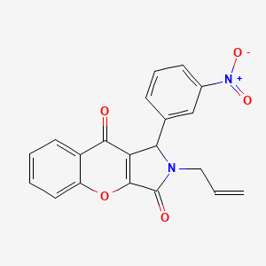 2-allyl-1-(3-nitrophenyl)-1,2-dihydrochromeno[2,3-c]pyrrole-3,9-dione