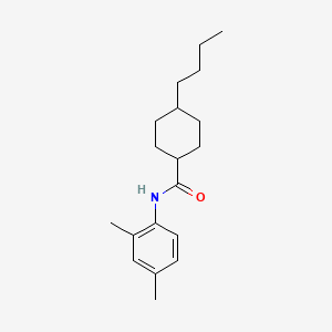 4-butyl-N-(2,4-dimethylphenyl)cyclohexanecarboxamide