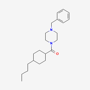 1-benzyl-4-[(4-butylcyclohexyl)carbonyl]piperazine