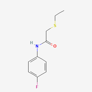 2-ethylsulfanyl-N-(4-fluorophenyl)acetamide