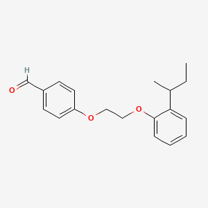 4-[2-(2-Butan-2-ylphenoxy)ethoxy]benzaldehyde