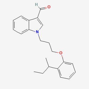 1-[3-(2-Butan-2-ylphenoxy)propyl]indole-3-carbaldehyde