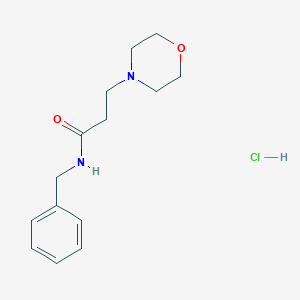 N-benzyl-3-(4-morpholinyl)propanamide hydrochloride