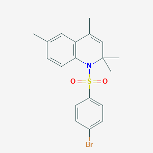1-[(4-Bromophenyl)sulfonyl]-2,2,4,6-tetramethyl-1,2-dihydroquinoline