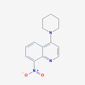 8-Nitro-4-(piperidin-1-yl)quinoline