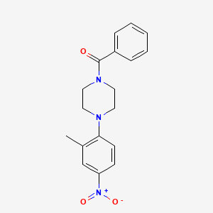 1-benzoyl-4-(2-methyl-4-nitrophenyl)piperazine