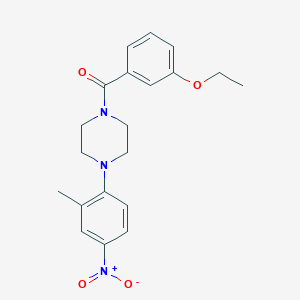 1-(3-ethoxybenzoyl)-4-(2-methyl-4-nitrophenyl)piperazine