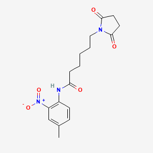 6-(2,5-dioxopyrrolidin-1-yl)-N-(4-methyl-2-nitrophenyl)hexanamide