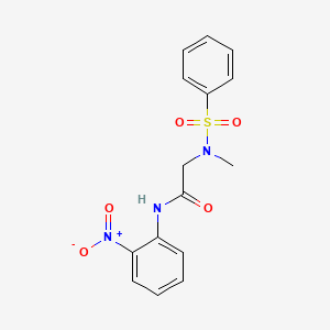 N~2~-methyl-N~1~-(2-nitrophenyl)-N~2~-(phenylsulfonyl)glycinamide