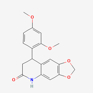 8-(2,4-dimethoxyphenyl)-7,8-dihydro[1,3]dioxolo[4,5-g]quinolin-6(5H)-one