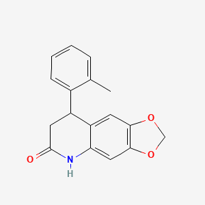 8-(2-methylphenyl)-7,8-dihydro[1,3]dioxolo[4,5-g]quinolin-6(5H)-one