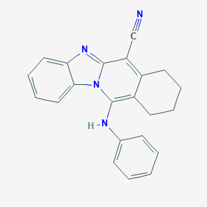 11-Anilino-7,8,9,10-tetrahydrobenzimidazo[1,2-b]isoquinoline-6-carbonitrile