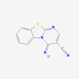 molecular formula C11H6N4S B415885 4-imino-4H-pyrimido[2,1-b][1,3]benzothiazole-3-carbonitrile 