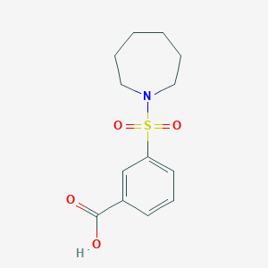 molecular formula C13H17NO4S B415886 3-(Azepan-1-ylsulfonyl)benzoic acid CAS No. 326182-57-4