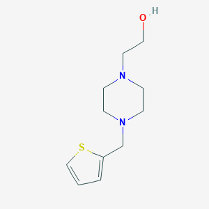 molecular formula C11H18N2OS B415893 2-[4-(2-Thienylmethyl)-1-piperazinyl]ethanol 