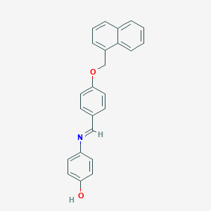 4-{[4-(1-Naphthylmethoxy)benzylidene]amino}phenol