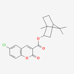 molecular formula C20H21ClO4 B4159469 1,7,7-trimethylbicyclo[2.2.1]hept-2-yl 6-chloro-2-oxo-2H-chromene-3-carboxylate 