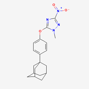 5-[4-(1-adamantyl)phenoxy]-1-methyl-3-nitro-1H-1,2,4-triazole