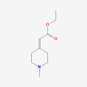 B041595 Ethyl 2-(1-methylpiperidin-4-ylidene)acetate CAS No. 28399-82-8