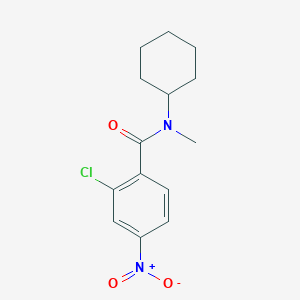 2-chloro-N-cyclohexyl-N-methyl-4-nitrobenzamide