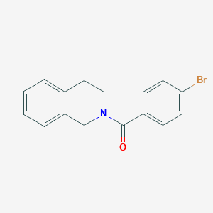 molecular formula C16H14BrNO B415964 2-(4-Bromobenzoyl)-1,2,3,4-tetrahydroisoquinoline CAS No. 331845-83-1