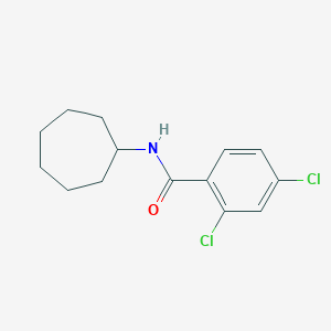 molecular formula C14H17Cl2NO B415967 2,4-dichloro-N-cycloheptylbenzamide 