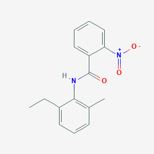 molecular formula C16H16N2O3 B415969 N-(2-ethyl-6-methylphenyl)-2-nitrobenzamide CAS No. 331845-93-3