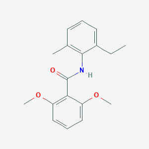 molecular formula C18H21NO3 B415976 N-(2-ethyl-6-methylphenyl)-2,6-dimethoxybenzamide 