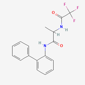 N-biphenyl-2-yl-N~2~-(trifluoroacetyl)alaninamide