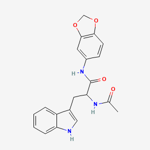 N-acetyl-N-1,3-benzodioxol-5-yltryptophanamide