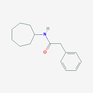 molecular formula C15H21NO B415977 N-cycloheptyl-2-phenylacetamide 