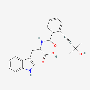 N-[2-(3-hydroxy-3-methyl-1-butyn-1-yl)benzoyl]tryptophan