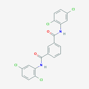 molecular formula C20H12Cl4N2O2 B415985 N,N-bis(2,5-dichlorophenyl)isophthalamide 