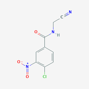 4-chloro-N-(cyanomethyl)-3-nitrobenzamide