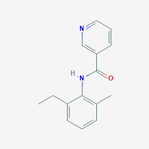 N-(2-ethyl-6-methylphenyl)pyridine-3-carboxamide