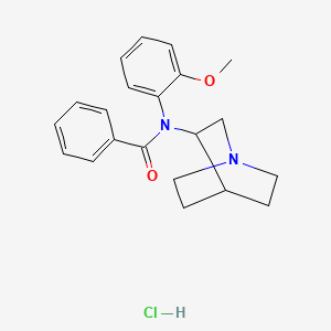 N-1-azabicyclo[2.2.2]oct-3-yl-N-(2-methoxyphenyl)benzamide hydrochloride