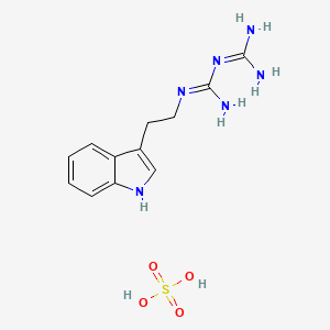 molecular formula C12H18N6O4S B4159935 N-[2-(1H-indol-3-yl)ethyl]imidodicarbonimidic diamide sulfate 