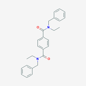 molecular formula C26H28N2O2 B415994 N,N'-Dibenzyl-N,N'-diethyl-terephthalamide 