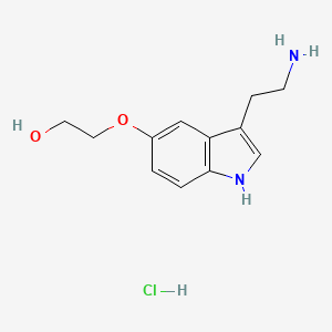 2-{[3-(2-aminoethyl)-1H-indol-5-yl]oxy}ethanol hydrochloride